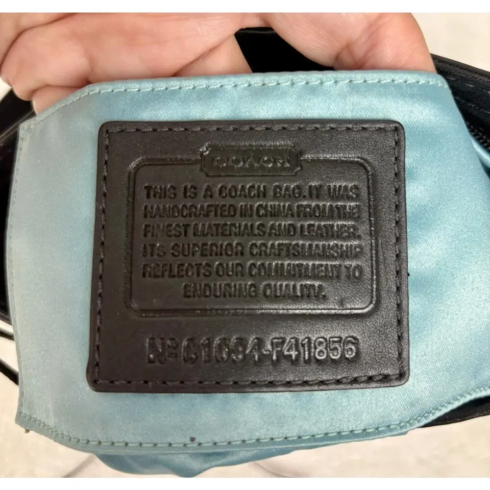 Coach Y2K Mini Zoe Compact Hobo with Matching Signature Pleated Wristlet Pouch